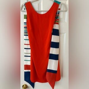 Lulu's Red Tie-Back Dress